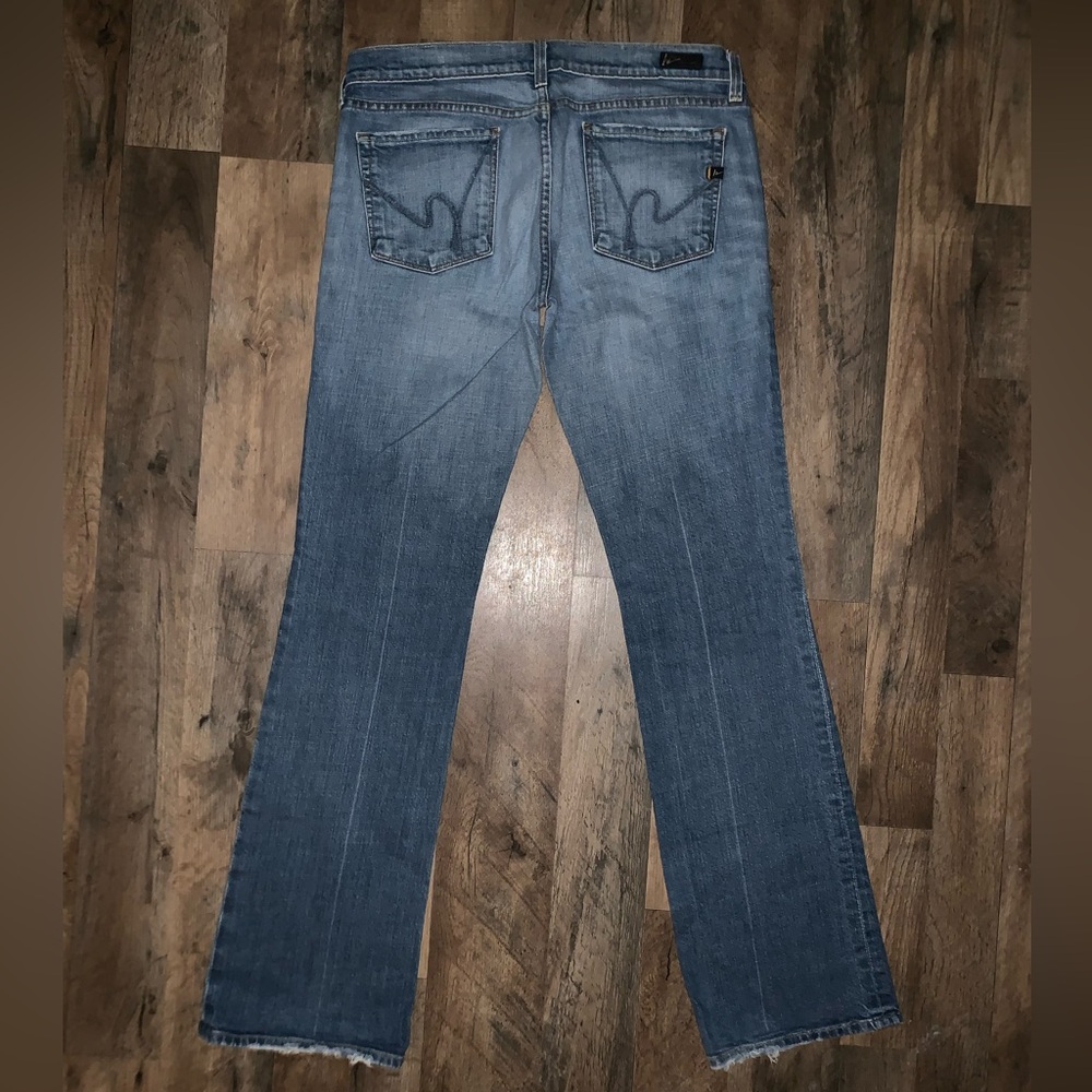 Citizens Of Humanity women’s Kelly Stretch Low-Rise bootcut jeans size 32 11/12